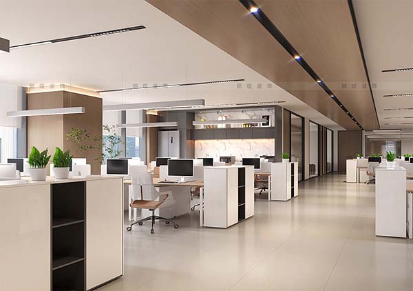 成都東加能源科技公司辦公室裝修效果圖